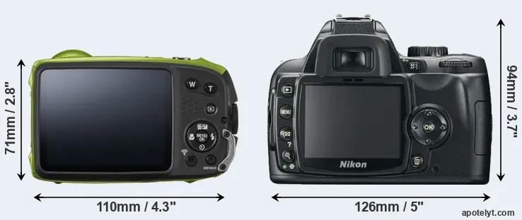 Comparison XP120 or D60 rear