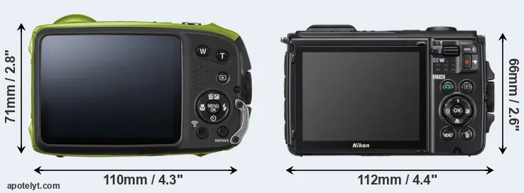 Comparison XP120 or W300 rear