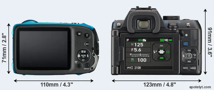 Comparison XP130 or K-S2 rear
