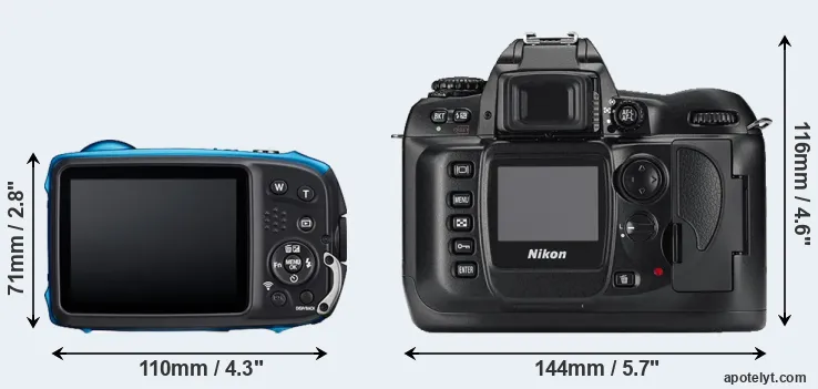 Comparison XP140 or D100 rear