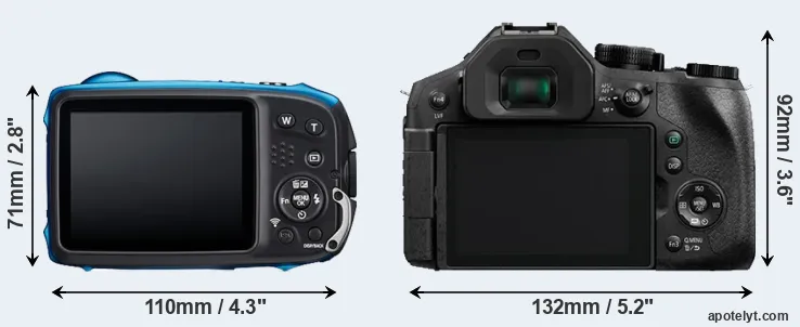 Comparison XP140 or FZ330 rear