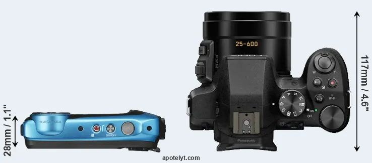 Compare XP140 versus FZ330 top