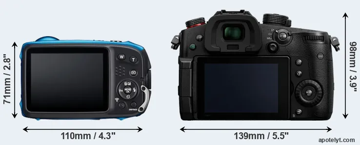 Comparison XP140 or GH5 II rear