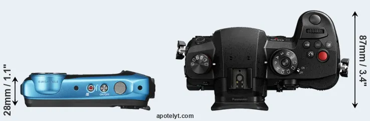 Compare XP140 versus GH5 II top