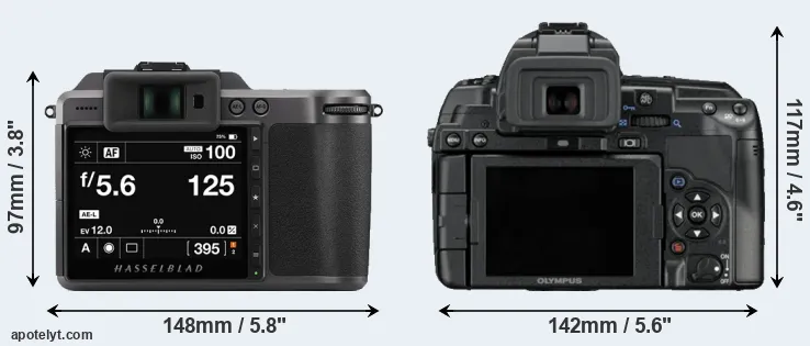 Comparison X1D II or E-5 rear