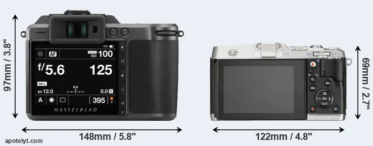 Comparison X1D II or E-P5 rear