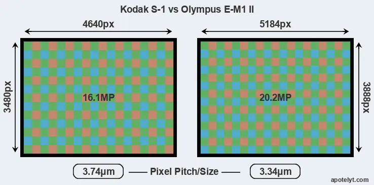 S-1 versus E-M1 II MP