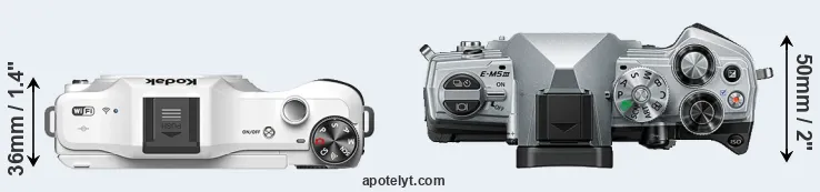 Compare S-1 versus E-M5 III top