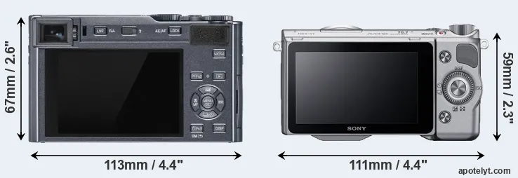 Comparison C-LUX or NEX-5T rear