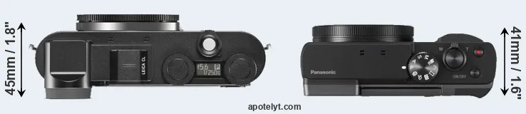 Compare CL versus TZ90 top