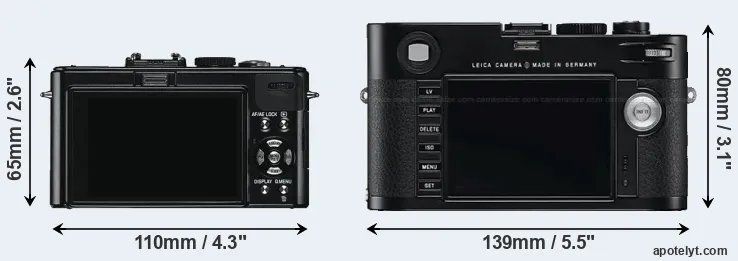 Comparison D-LUX 5 or M Typ 240 rear