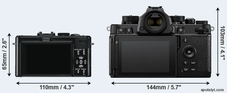 Comparison D-LUX 5 or Zf rear