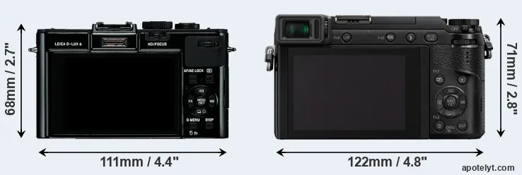 Comparison D-LUX 6 or GX80 rear