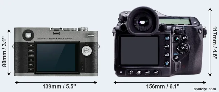 Comparison M-E Typ 240 or 645D rear