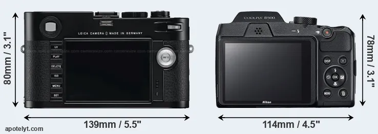 Comparison M Typ 240 or B500 rear