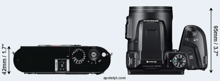 Compare M Typ 240 versus B500 top