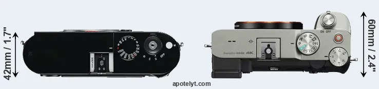 Compare M Typ 240 versus A7C top