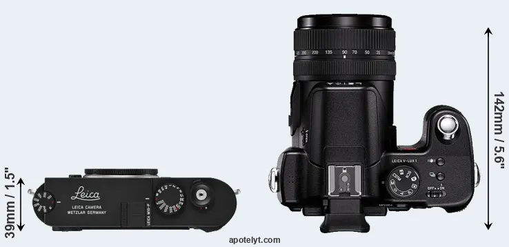 Compare M10-P versus V-LUX 1 top