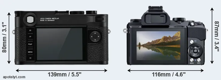 Comparison M10-R or Stylus 1 rear