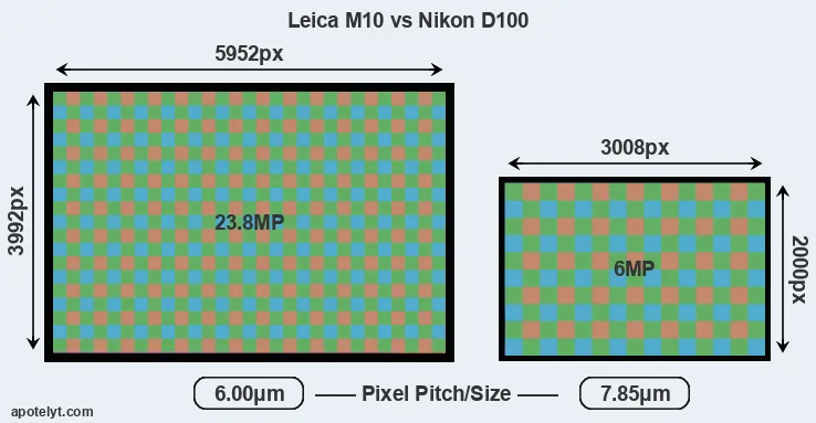 M10 versus D100 MP