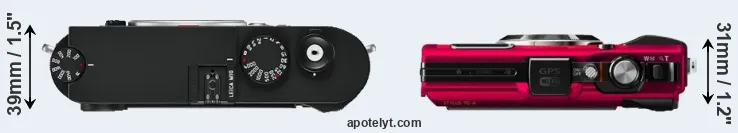Compare M10 versus TG-4 top