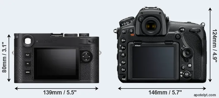 Comparison M11 or D850 rear
