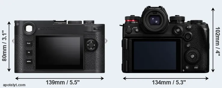 Comparison M11 or S1 II rear