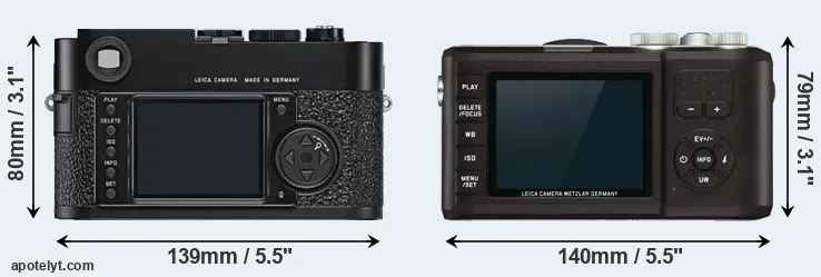 Comparison M9 or X-U Typ 113 rear