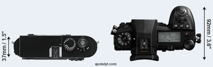 Compare M9 versus G9 top