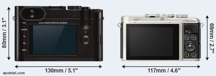 Comparison Q Typ 116 or E-PL9 rear