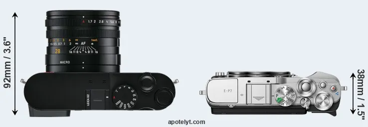 Compare Q2 versus E-P7 top
