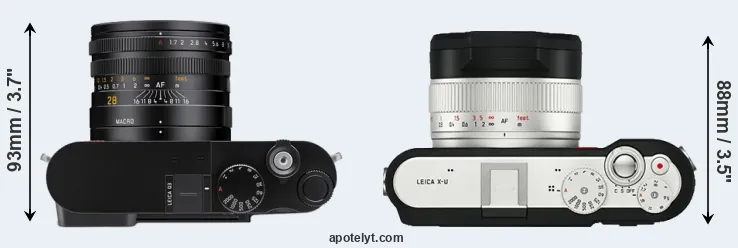 Compare Q3 versus X-U Typ 113 top