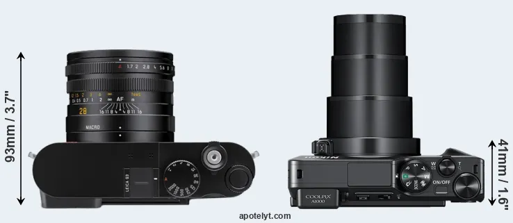 Compare Q3 versus A1000 top