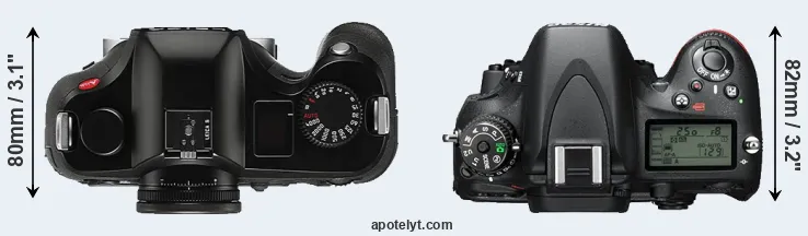 Compare S Typ 006 versus D610 top