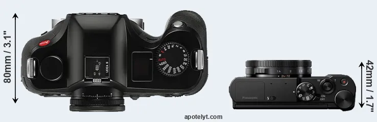 Compare S Typ 006 versus LX15 top