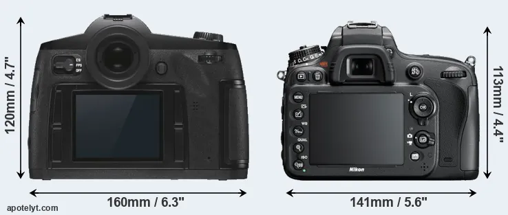 Comparison S3 or D600 rear