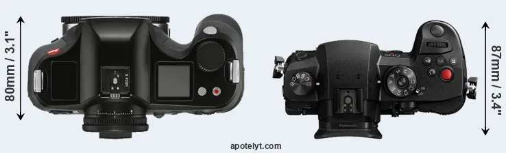 Compare S3 versus GH5 II top