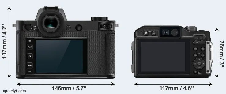 Comparison Leica SL2-S or FT7 rear