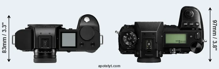 Compare Leica SL2-S versus S1 top