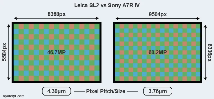 Leica SL2 versus A7R IV MP