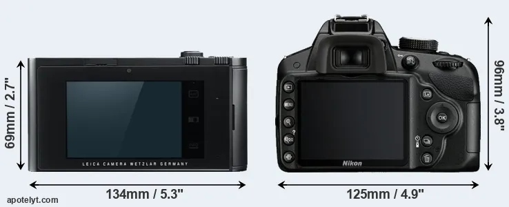 Comparison T Typ 701 or D3200 rear