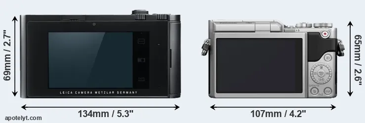 Comparison T Typ 701 or GX800 rear