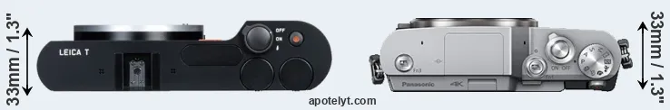 Compare T Typ 701 versus GX800 top