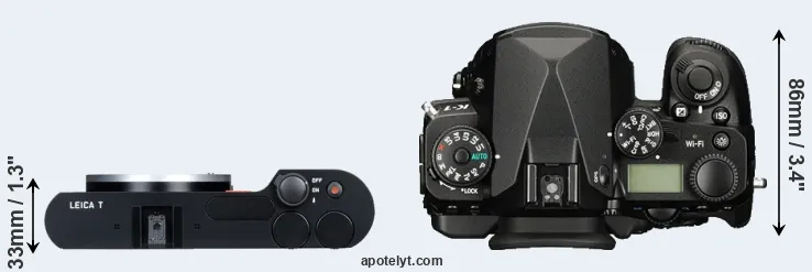 Compare T Typ 701 versus K-1 top
