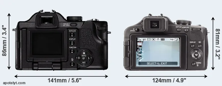 Comparison V-LUX 1 or V-LUX 3 rear