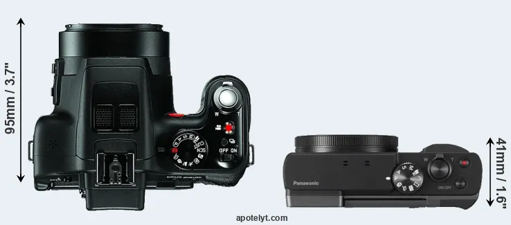 Compare V-LUX 3 versus ZS70 top