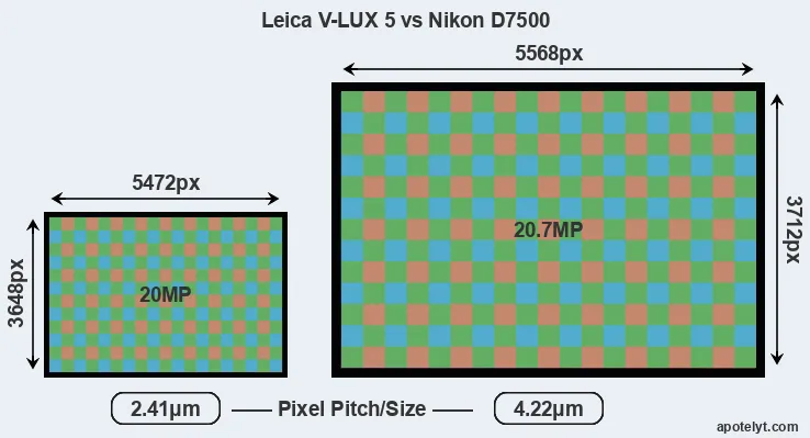 V-LUX 5 versus D7500 MP