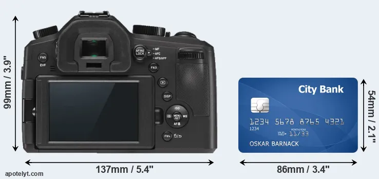 V-LUX Typ 114 and credit card rear side