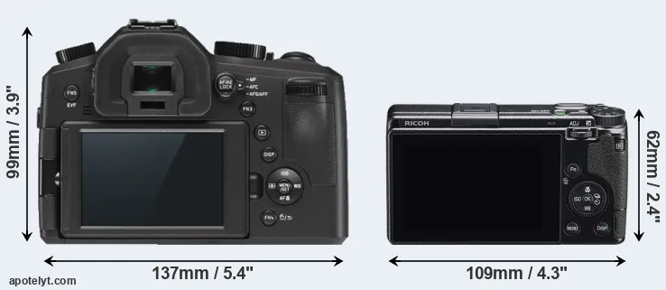 Comparison V-LUX Typ 114 or GR IIIx rear