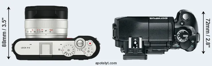 Compare X-U Typ 113 versus E-330 top